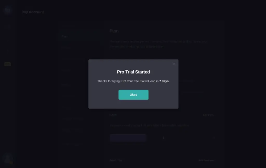 The trial has started, in Carrd