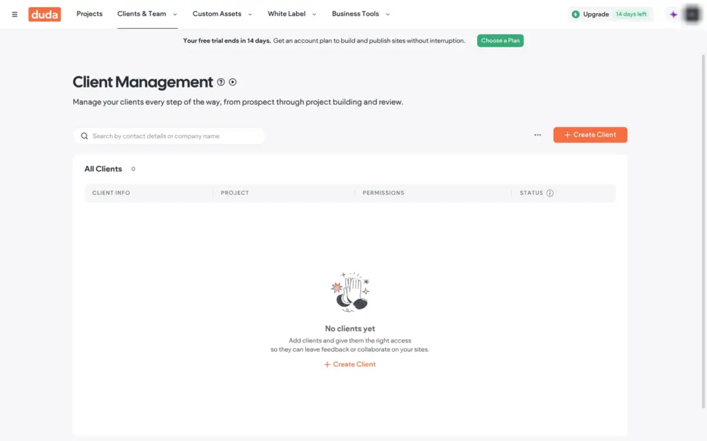 Client management