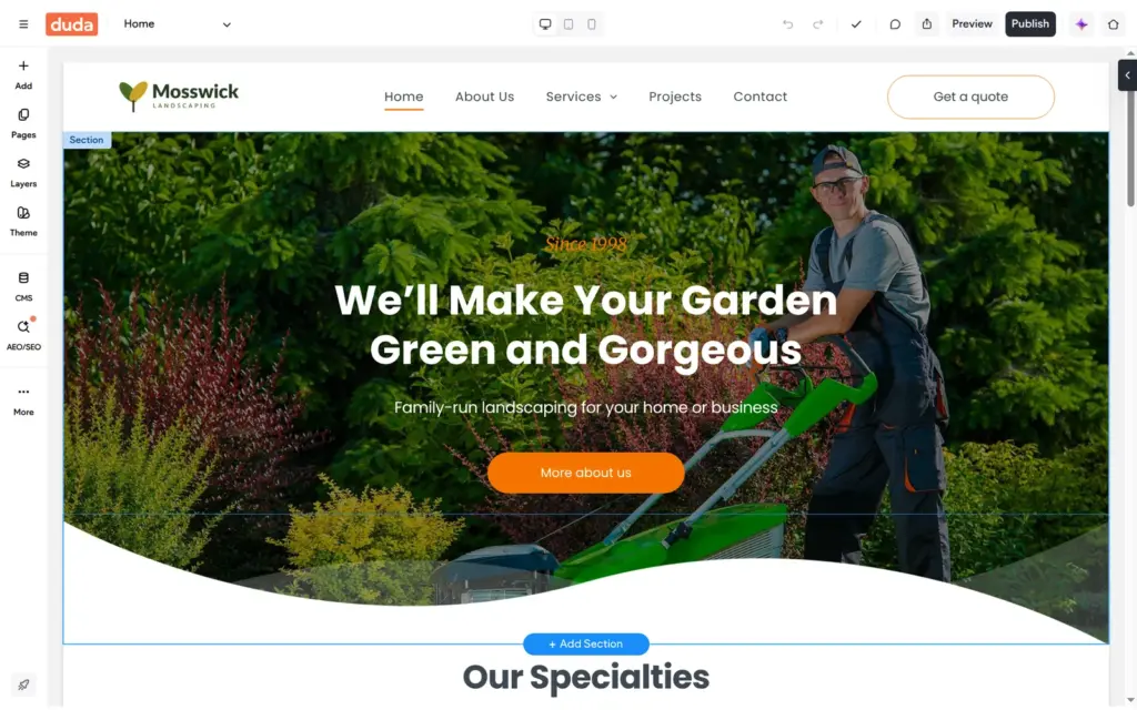 The header shows the new logo from the content library
