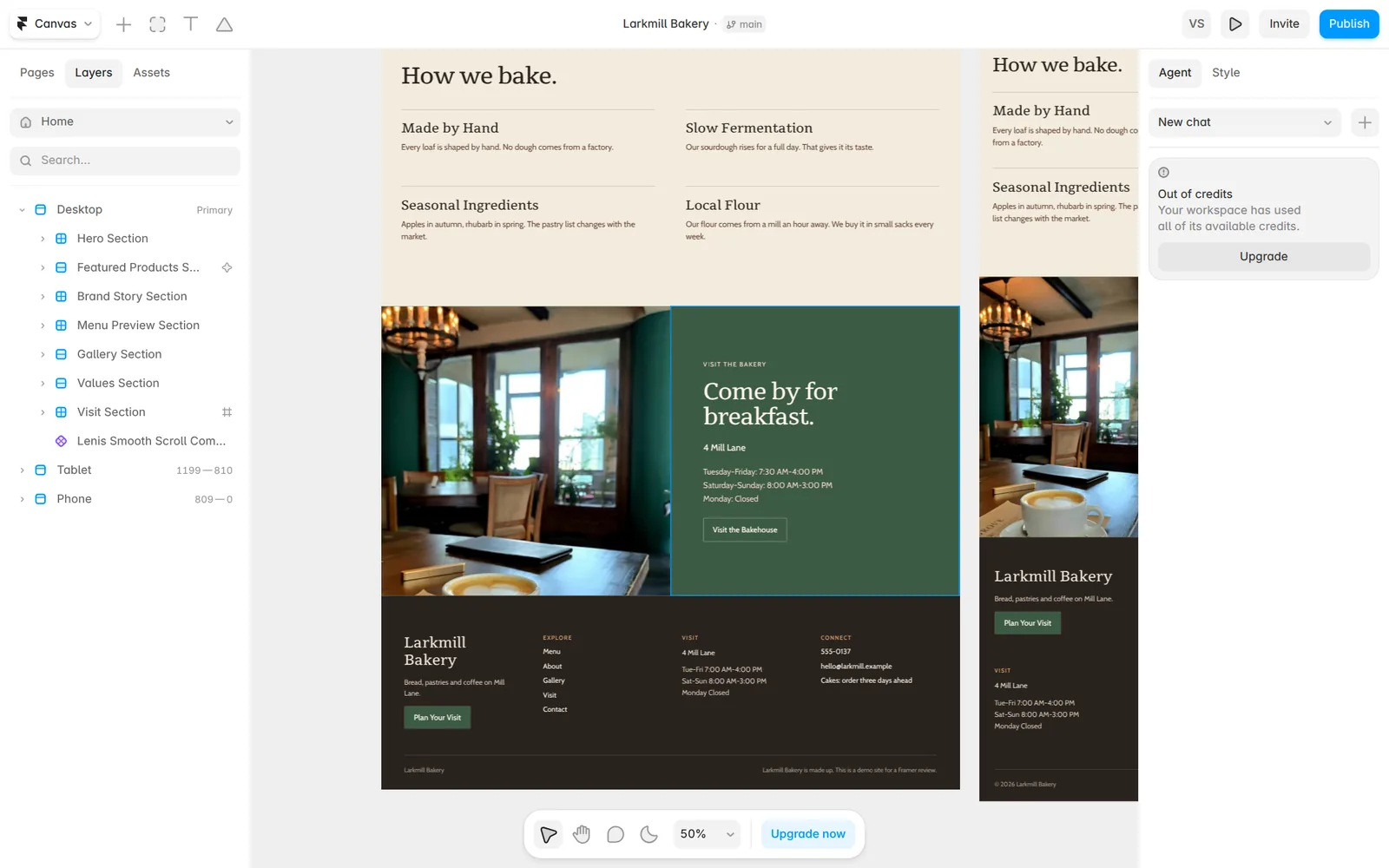 Replacing a leftover color in the selection colors list in Framer