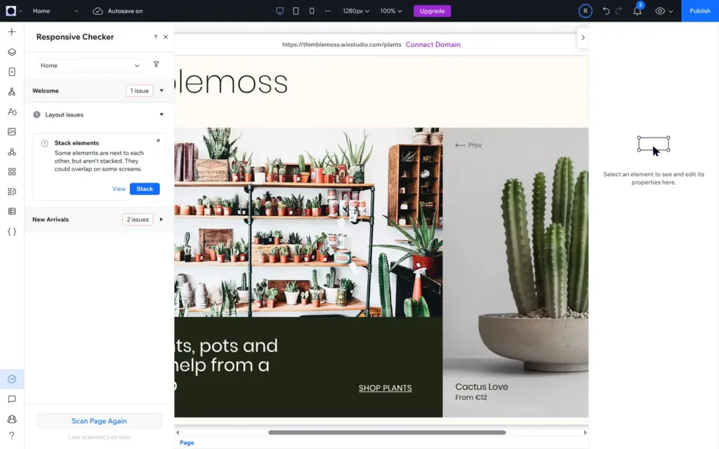 Responsive Checker listing layout issues on the home page